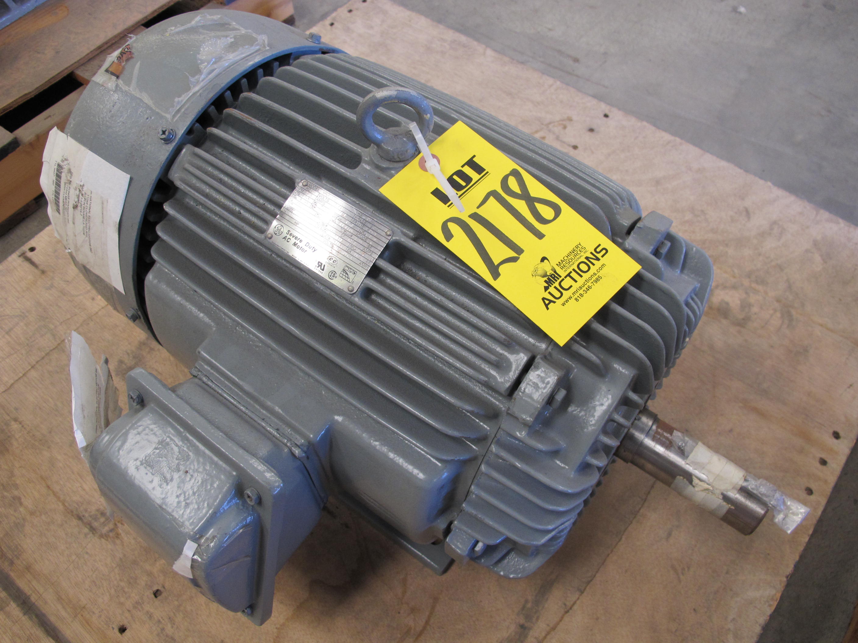 MOTOR, ELECTRIC TYPE, 8.7 HORSEPOWER, 460VAC ELEC RATING, 1725 RPM, INSULATION CLASS F, 215TD FRAME, 12.3 AMPS, TEFC, CAST IRON FRAME ENCLOSURE, CONTINUOUS DUTY, 1.15 SERVICE FACTOR, 1-3/8" SHAFT. DYNAMIC SOLUTIONS DRAWING SON43300540 REV H. SEE ATTACHMENT IN SERVICE FOR OBJECTS FOR: 1/8" THICK NEOPRENE GASKETS - JUNCTION BOX TO FRAME, JUNCTION BOX CENTER. ADD A NEOPRENE SLINGER A, PART # SON43300540 (MOD 1) (W-44) LOADING & HANDLING FEE $15-